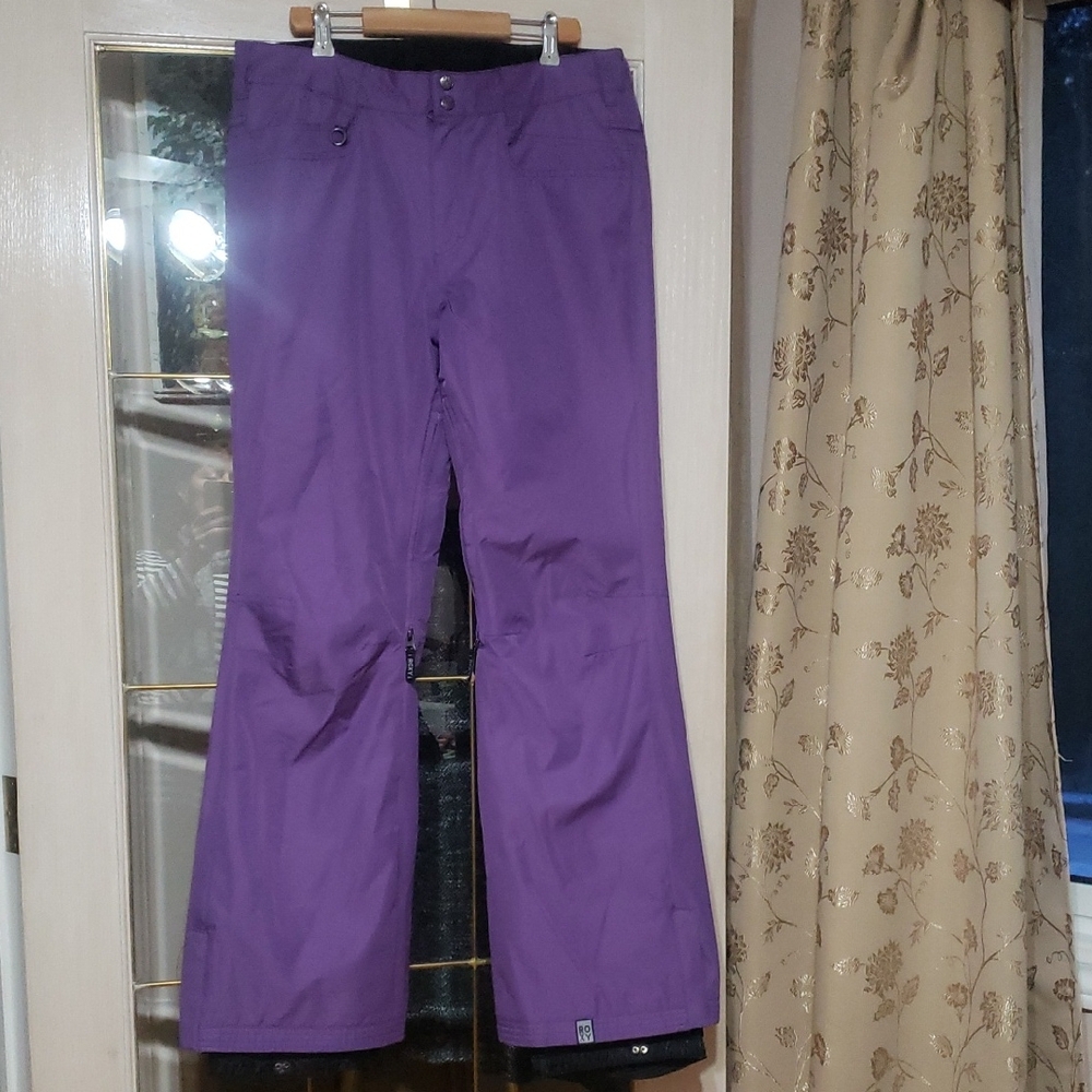 Roxy Purple Ski/Snowboarding Pants 8K Large Regular Fit